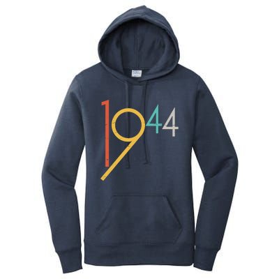 Retro Vintage 1944 80th Birthday Women's Pullover Hoodie