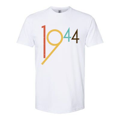 Retro Vintage 1944 80th Birthday Softstyle® CVC T-Shirt