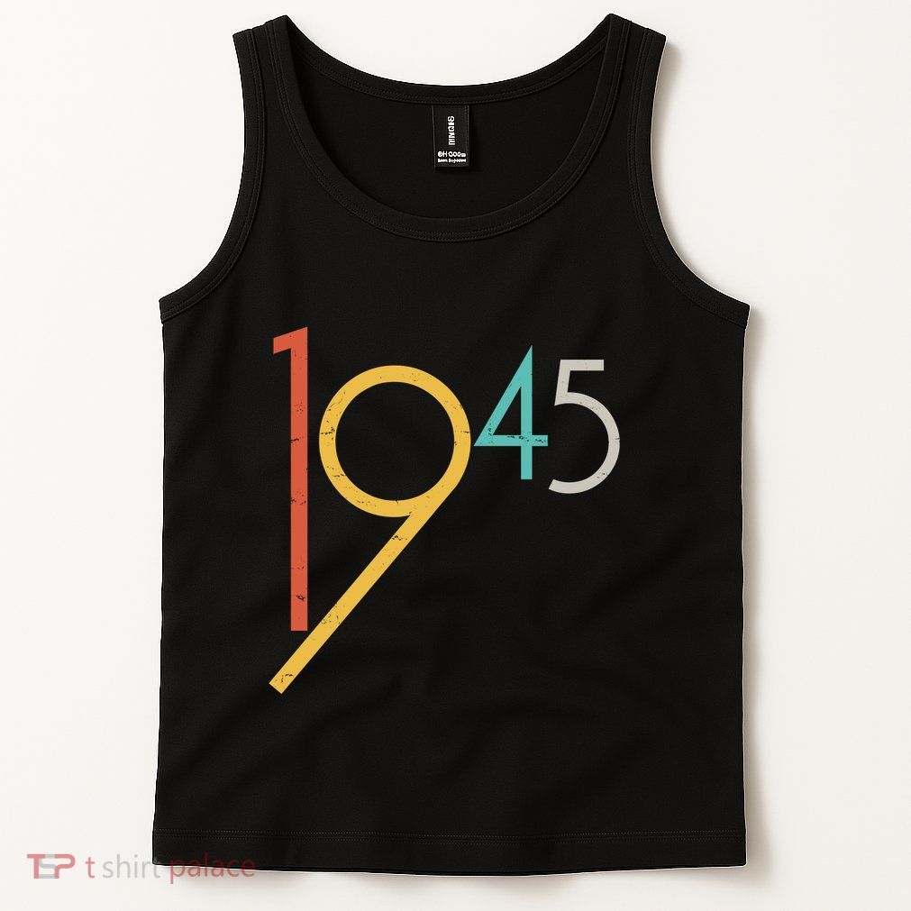 Retro Vintage 1945 80th Birthday Tank Top