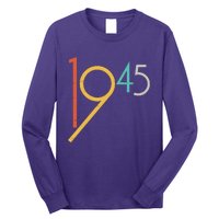 Retro Vintage 1945 80th Birthday Long Sleeve Shirt