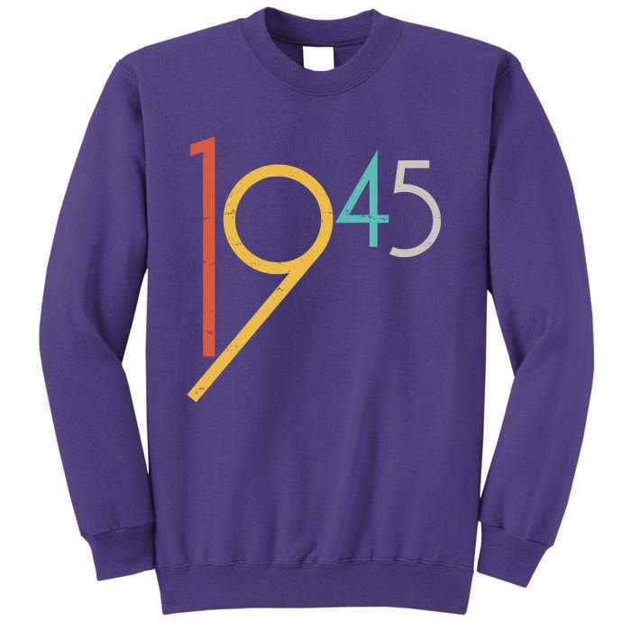 Retro Vintage 1945 80th Birthday Sweatshirt