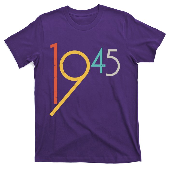 Retro Vintage 1945 80th Birthday T-Shirt