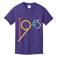 Retro Vintage 1945 80th Birthday Kids T-Shirt