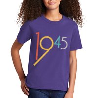 Retro Vintage 1945 80th Birthday Kids T-Shirt