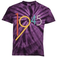 Retro Vintage 1945 80th Birthday Kids Tie-Dye T-Shirt