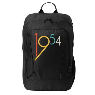 Retro Vintage 1954 70th Birthday City Backpack