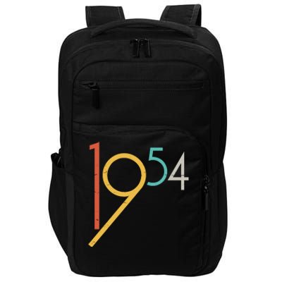 Retro Vintage 1954 70th Birthday Impact Tech Backpack