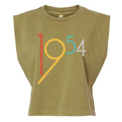 Retro Vintage 1954 70th Birthday Garment-Dyed Women's Muscle Tee