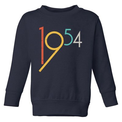 Retro Vintage 1954 70th Birthday Toddler Sweatshirt