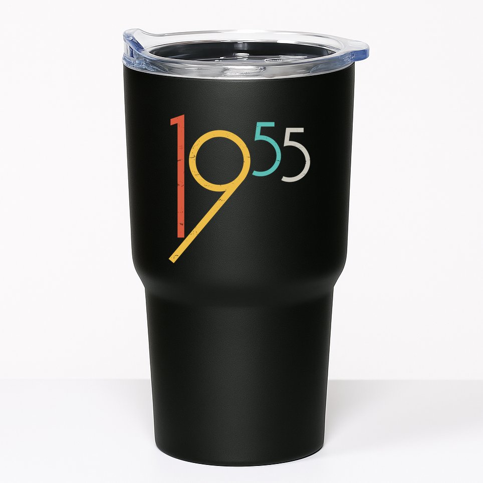 Retro Vintage 1955 70th Birthday Tumbler