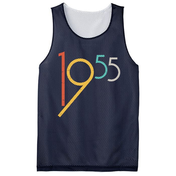 Retro Vintage 1955 70th Birthday Mesh Reversible Basketball Jersey Tank