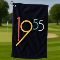 Retro Vintage 1955 70th Birthday Golf Towel