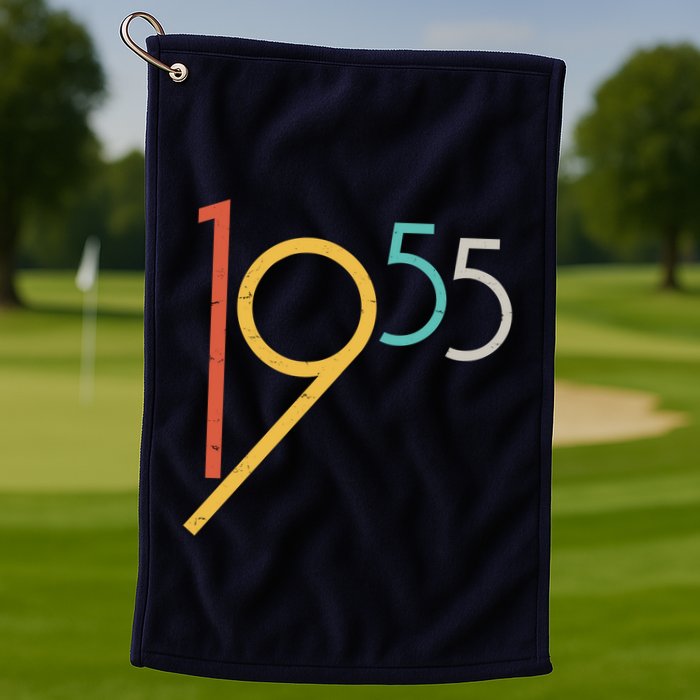 Retro Vintage 1955 70th Birthday Golf Towel