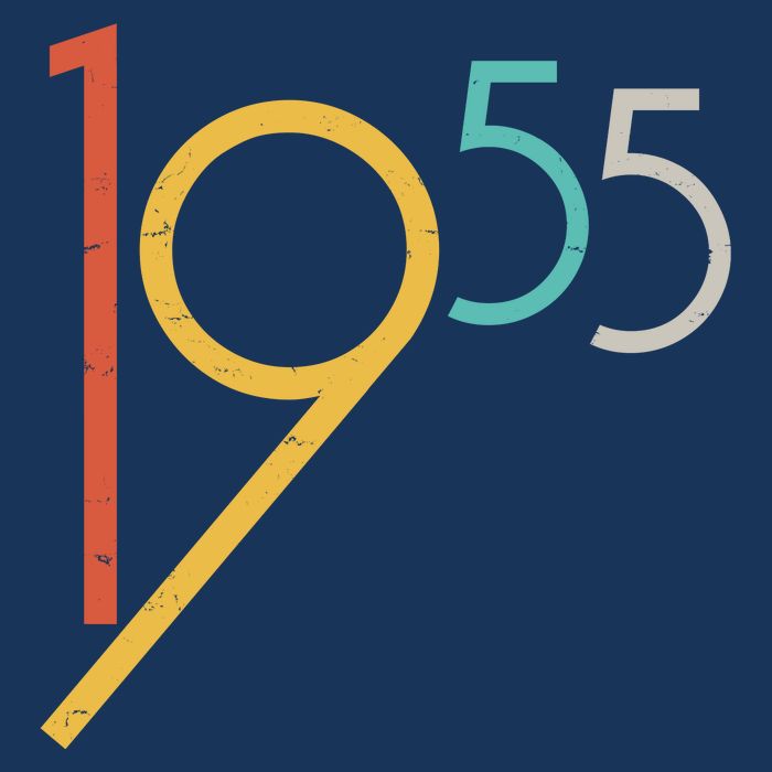 Retro Vintage 1955 70th Birthday Golf Towel