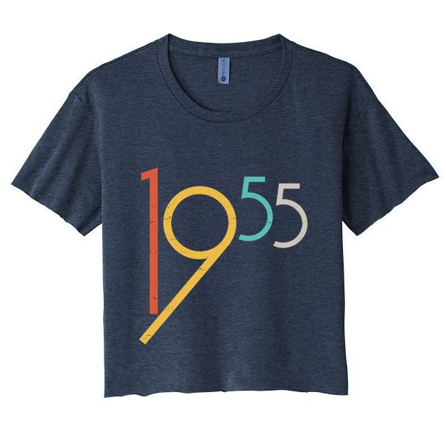 Retro Vintage 1955 70th Birthday Crop Top