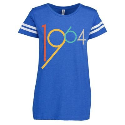 Retro Vintage 1964 60th Birthday Enza Ladies Jersey Football T-Shirt