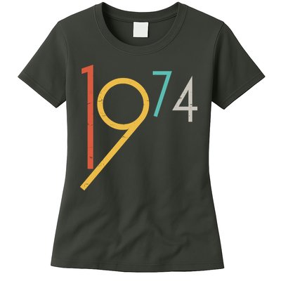 Retro Vintage 1974 50th Birthday Womens T-Shirt