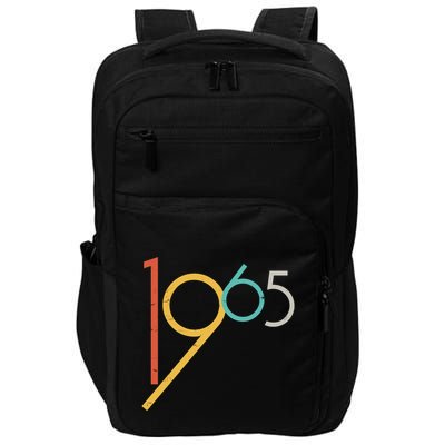 Retro Vintage 1965 60th Birthday Impact Tech Backpack