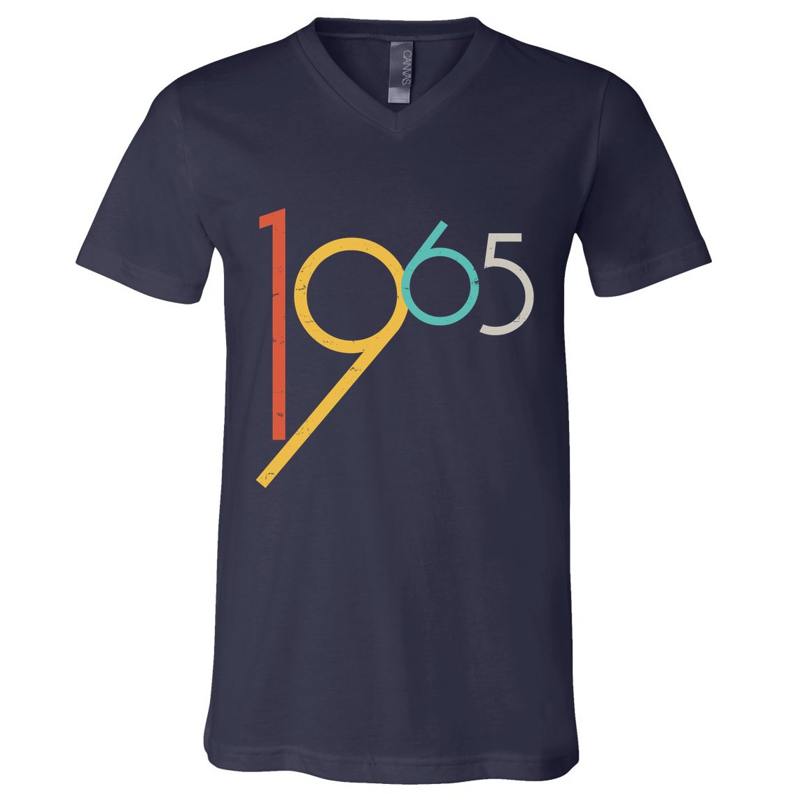 Retro Vintage 1965 60th Birthday V-Neck T-Shirt