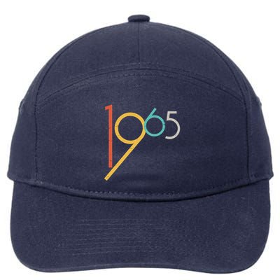 Retro Vintage 1965 60th Birthday 7-Panel Snapback Hat