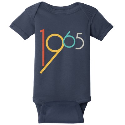 Retro Vintage 1965 60th Birthday Baby Bodysuit