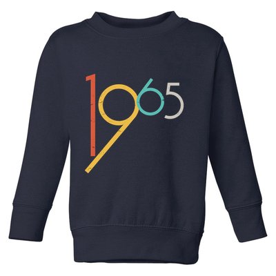 Retro Vintage 1965 60th Birthday Toddler Sweatshirt