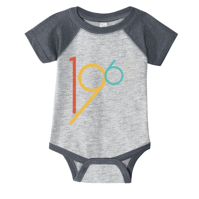 Retro Vintage 1965 60th Birthday Infant Baby Jersey Bodysuit