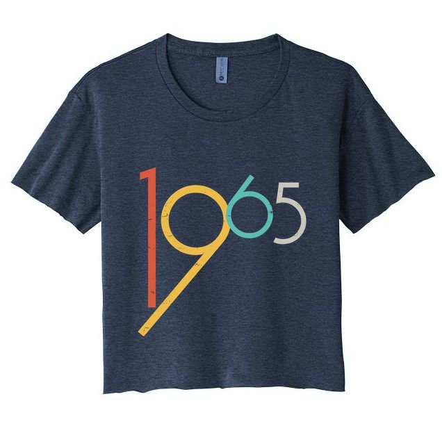 Retro Vintage 1965 60th Birthday Crop Top