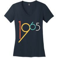 Retro Vintage 1965 60th Birthday Women's V-Neck T-Shirt