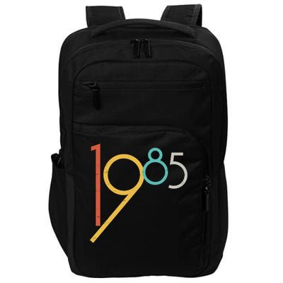 Retro Vintage 1985 40th Birthday Premium Impact Tech Backpack