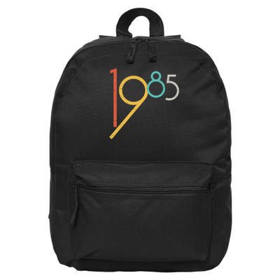 Retro Vintage 1985 40th Birthday Premium 16 in Basic Backpack