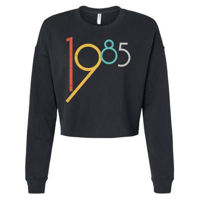Retro Vintage 1985 40th Birthday Premium Cropped Pullover Crew