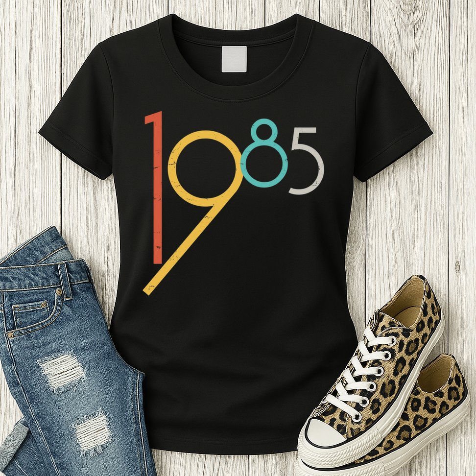 Retro Vintage 1985 40th Birthday Premium Womens T-Shirt