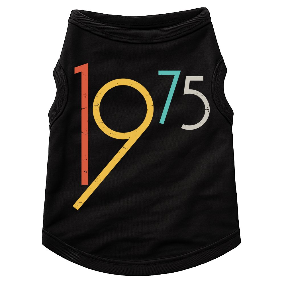 Retro Vintage 1975 50th Birthday Doggie Tank