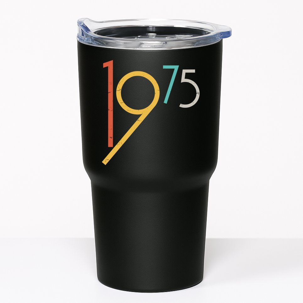 Retro Vintage 1975 50th Birthday Tumbler