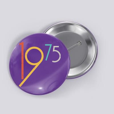 Retro Vintage 1975 50th Birthday Button