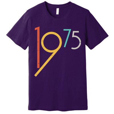 Retro Vintage 1975 50th Birthday Premium T-Shirt