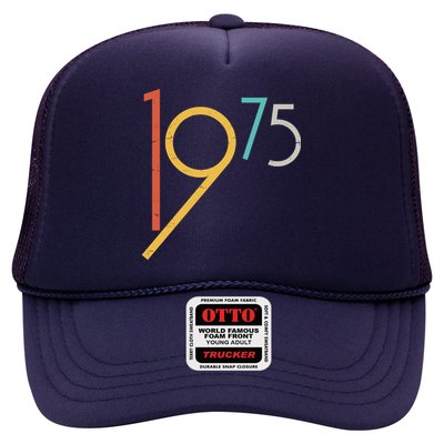 Retro Vintage 1975 50th Birthday Trucker Hat