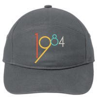 Retro Vintage 1984 40th Birthday 7-Panel Snapback Hat