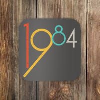 Retro Vintage 1984 40th Birthday Coaster