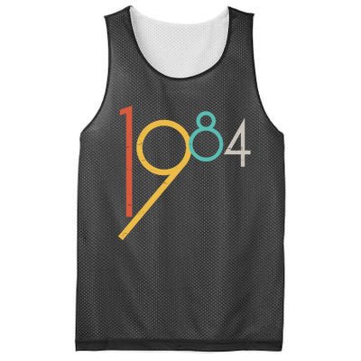 Retro Vintage 1984 40th Birthday Mesh Reversible Basketball Jersey Tank