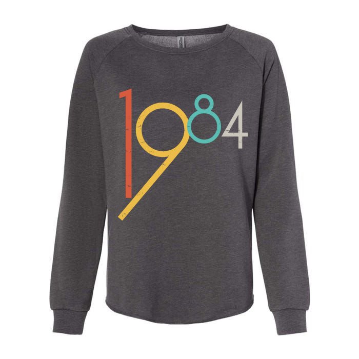 Retro Vintage 1984 40th Birthday Womens California Wash Sweatshirt