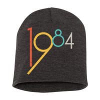 Retro Vintage 1984 40th Birthday Short Acrylic Beanie