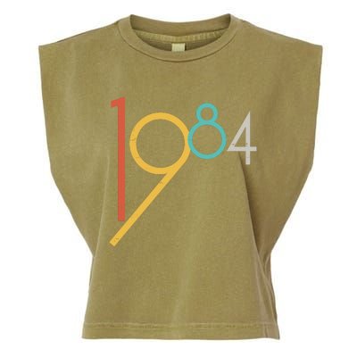 Retro Vintage 1984 40th Birthday Garment-Dyed Women's Muscle Tee