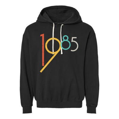 Retro Vintage 1985 40th Birthday Garment-Dyed Fleece Hoodie