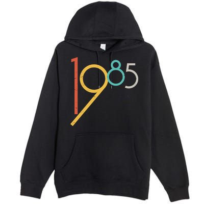 Retro Vintage 1985 40th Birthday Premium Pullover Hoodie