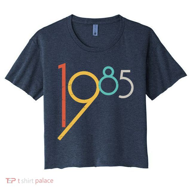 Retro Vintage 1985 40th Birthday Crop Top