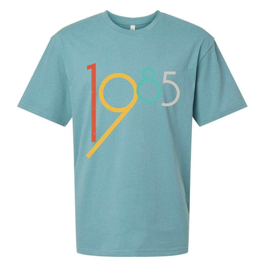 Retro Vintage 1985 40th Birthday Sueded Cloud Jersey T-Shirt
