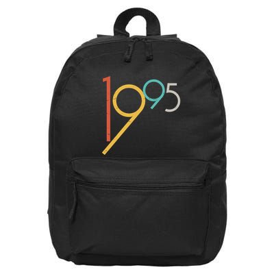 Retro Vintage 1995 30th Birthday 16 in Basic Backpack