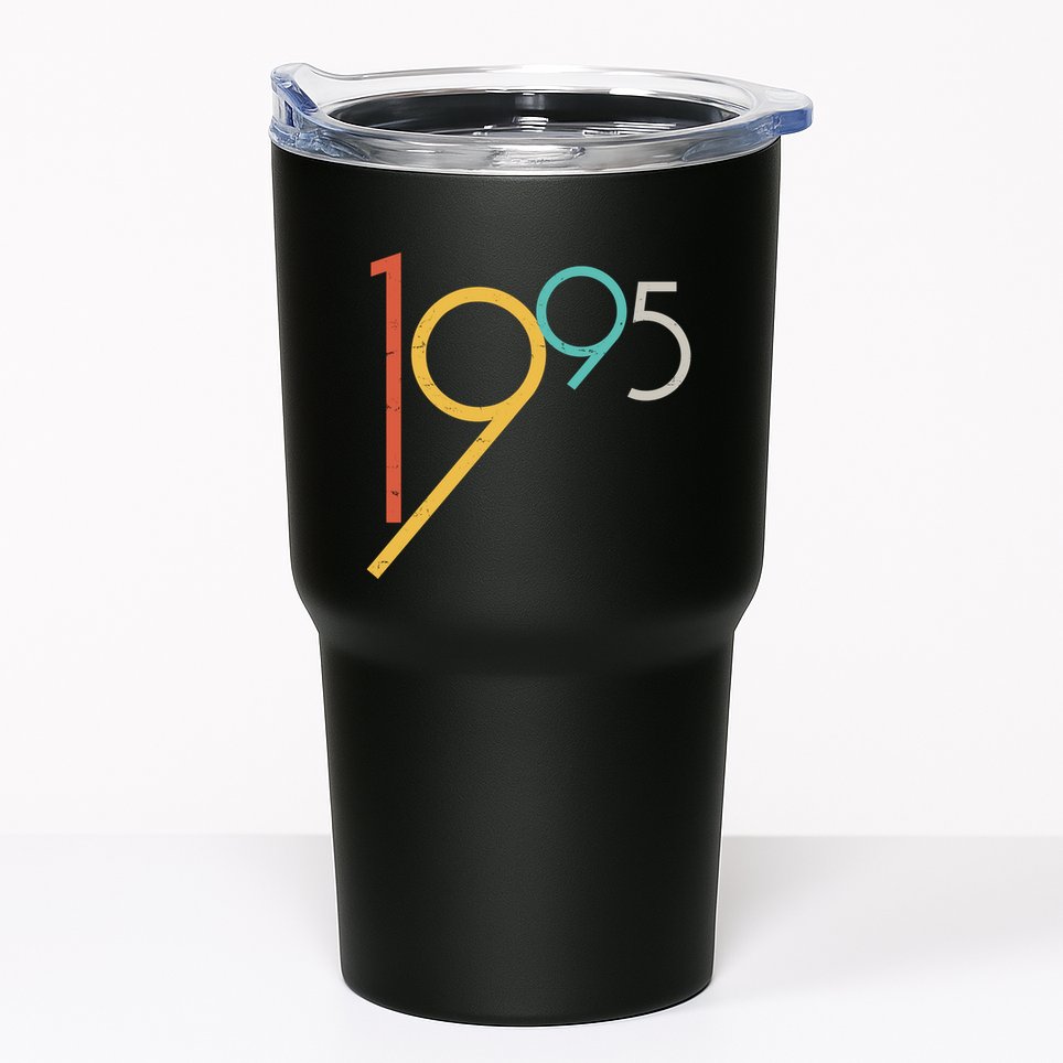 Retro Vintage 1995 30th Birthday Tumbler